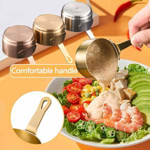 Vente en gros de coupelles à sauce en acier inoxydable 304 avec poignées, mini plats à sauce au design moderne pour les buffets et les restaurants - Product Image 3