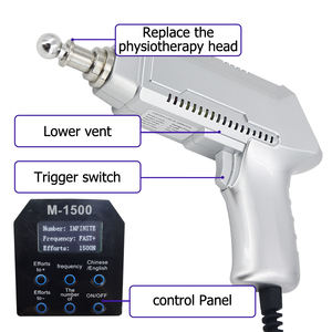 2024 baru pistol koreksi baja tahan karat elektrik 1500N instrumen dapat disesuaikan tulang belakang impuls pemijat tubuh serviks tulang belakang - Product Image 4