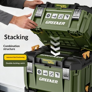 Juego <span class=keywords><strong>de</strong></span> cajas <span class=keywords><strong>de</strong></span> <span class=keywords><strong>herramientas</strong></span> apilables <span class=keywords><strong>de</strong></span> gran venta, <span class=keywords><strong>caja</strong></span> <span class=keywords><strong>de</strong></span> almacenamiento <span class=keywords><strong>de</strong></span> ferretería ensanchada, <span class=keywords><strong>caja</strong></span> <span class=keywords><strong>de</strong></span> <span class=keywords><strong>herramientas</strong></span> apilable multifuncional <span class=keywords><strong>con</strong></span> <span class=keywords><strong>ruedas</strong></span> y asa - Product Image 4