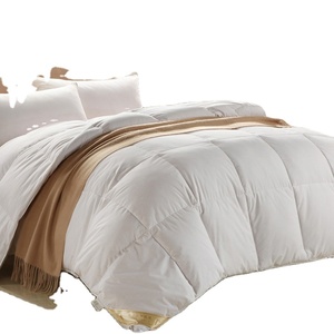 Bán Buôn 100% Cotton Downproof <span class=keywords><strong>Comforter</strong></span> Ngỗng Trắng Vịt Lông Làm Đầy Giường <span class=keywords><strong>Comforter</strong></span> Xuống Chèn Quilt Duvet - Product Image 2