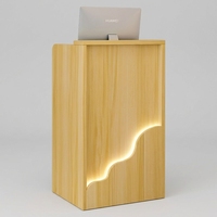 Comptoir de réception, petite caisse enregistreuse, comptoir minimaliste moderne pour boutique, simple avec éclairage, armoire de caisse enregistreuse, petite table de bar