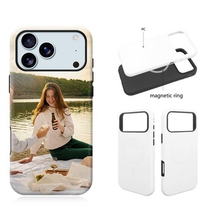 Funda Magnética 2 en 1 para Teléfono con Recubrimiento 3D para Sublimación, Compatible con <span class=keywords><strong>iPhone</strong></span> 11 12 13 14 15 16 17 Pro Max X XR XS Max - Product Image 2