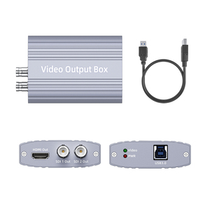 Boîtier de sortie vidéo USB vers HDMI SDI à double canal Unisheen Professional 1080P 60FPS pour la diffusion en direct VMix Studio - Product Image 6