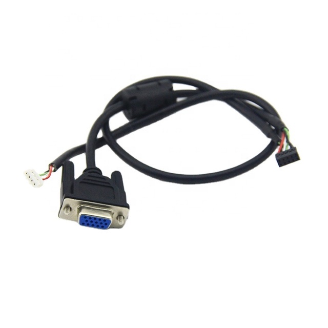 HDB15 VGA 15 Pin to Dupont 2.0mm Pitch 10 Pin Wire Harness Y Branch Cable