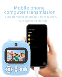 Appareil photo instantané pour enfants à double objectif HD 1080P, caméscope numérique, jeu de puzzle, musique, jouet éducatif - Product Image 6