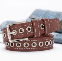 Ceinture pour femme multifonctionnelle personnalisée, nouvelle collection, tendance et accrocheuse, avec boucle en alliage sans perforation