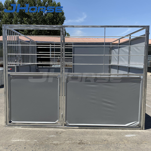 轻型聚氯乙烯户外热浸镀锌马稳定易安装预制摊位户外出租 - Product Image 6