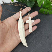 2025 kalung ukiran tulang sapi tengkorak kepala liontin perhiasan Retro gaya suku kalung tulang Yak kalung tengkorak untuk uniseks