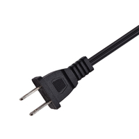 Câble d'alimentation UL SVT 18AWG 2 broches 1-15P vers IEC C7 pour TV et jeux