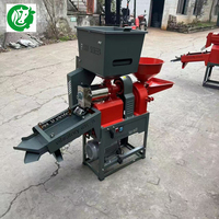 Multifunktionale Reismühle mit Motorantrieb 3,3KW Leistung 300kg/h Kapazität All-in-One-Maschine zum Zerkleinern, Steinentfernung und Vibrationsreduzierung