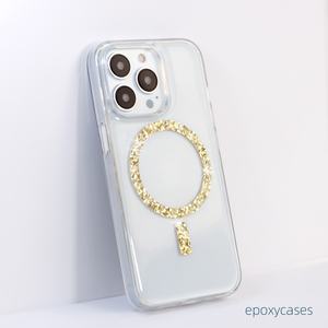 Étui de téléphone portable de luxe personnalisé par un designer, avec paillettes, pour iPhone 11 15 Pro Max, étui magnétique en TPU antichoc pour iPhone - Product Image 6