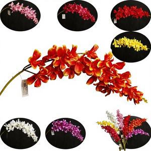 Fiori Artificiali in Plastica ZAA Lunghezza 1m Decorazione Casa Lussuosa Creativa Ecologica Classica CZ-5012B - Product Image 1