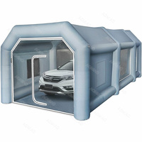 Tente de garage d'exposition de cabine de lavage de voiture de jet gonflable imperméable portative avec le gonflage électrique de taille personnalisable d'installation facile