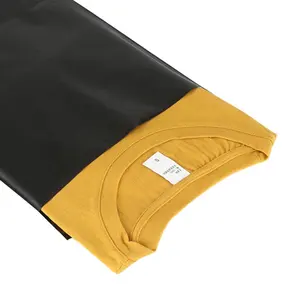 Bolsa de correo de fusión térmica ecológica, bolso de correo con logotipo personalizado, color negro mate, personalizado, venta al por mayor