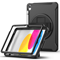 Étui pour tablette TPU hybride robuste antichoc pour iPad 10e génération 10.9 pouces couverture 2022