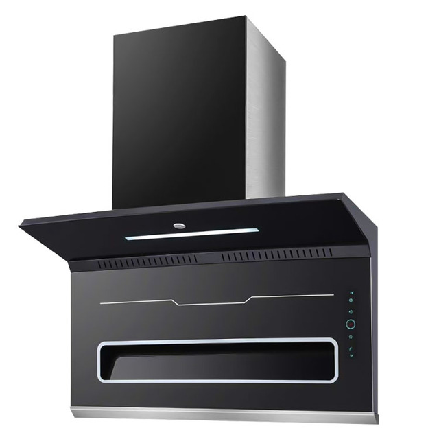 Commercial Stainless Steel Kitchen and Household Range Hood Intelligent Low-Noise Range Hood