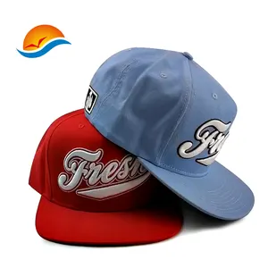 Casquette snapback des fabricants, broderie 3d, conception personnalisée de votre propre Logo casquette hip hop chapeau snapback