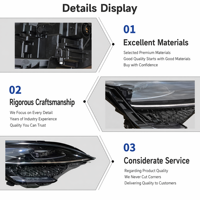 Ensemble de phares LED de haute qualité pour BYD Seal EV 2022-2024, OEM EKEA-4121010G / EKEA-4121020G, phare de remplacement d'origine