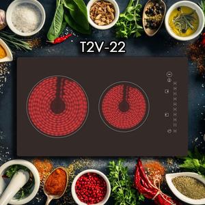 Cualquier olla se puede usar con la estufa eléctrica infrarroja de 2 quemadores con pantalla táctil, control digital y placa de cerámica. - Product Image 2