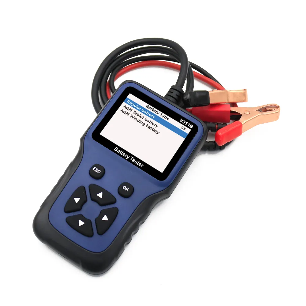 V311B 12V Auto Bettery Tester Auto Diagnostic Tool Automotive 12V Auto Batterij Analyzer Code Reader Voor Auto/truck/Motorfiets