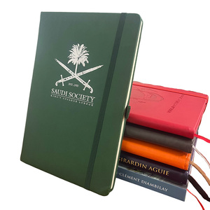 Carnet de notes en PU avec logo en feuille d'or personnalisée, couverture rigide, agenda professionnel pour la promotion de la marque d'entreprise - Product Image 5