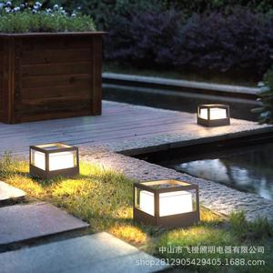 Lampe de poteau extérieure étanche, applique murale de jardin moderne, luminaire de poteau de cour pour patio, villa, maison - Product Image 5