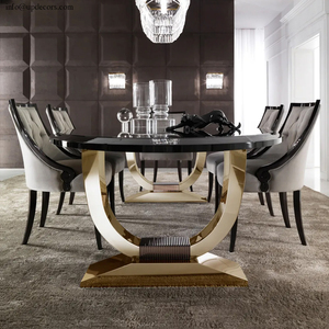 Conjunto de móveis italianos sala de jantar, itens para sala de jantar, decoração, sala de jantar, decoração, casa, banheiro, oval, dourado