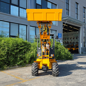 Minicargadora multifuncional con ruedas Htdl06, capacidad de carga de 600 kg, motor de alta torsión, velocidad de 0-10 km/h - Product Image 5