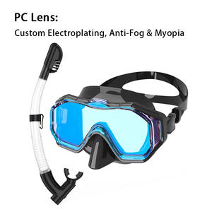 Kit de Snorkel Panorámico de Vista Amplia para Adultos, Equipo de Snorkel Profesional, Set de Snorkel para Natación y <span class=keywords><strong>Buceo</strong></span> - Product Image 4