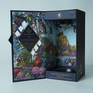 Sang Trọng Tùy Chỉnh 1 Chai Cứng Nhắc Tông Rượu Vang Hộp Handmade Aseptic Rượu Bao Bì Hộp Quà Tặng Cho Whisky Cho Rượu Sâm Banh Hoặc Rượu Vang Đỏ - Product Image 1