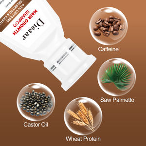 Champú Efectivo para el Crecimiento del <span class=keywords><strong>Cabello</strong></span> con Cafeína y Aceite <span class=keywords><strong>de</strong></span> Ricino, Nutritivo, Anticaída y Antipicazón para el Cuidado del <span class=keywords><strong>Cabello</strong></span> Negro - Product Image 5