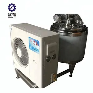 Small Scale Milk Processing Line/Factory Price Stainless Steel Dairy Milk Cooler Tank