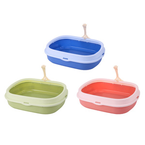 กระบะทรายแมวแบบกึ่งปิด Chong Ke ขนาด 40.4x33.6x10.9 ซม. พร้อมที่ตักสำหรับแมว - Product Image 5