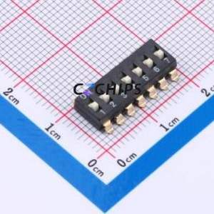 TSD107EZ DIP Switch SMD Switch ( Circuit Structure: Single Pole Single Throw )( Lead Spacing: 2.54mm )( Rated Current: 25mA ) - Product Image 1