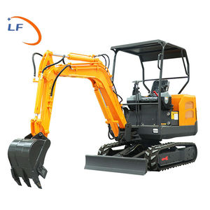 Pequeña máquina hidráulica sobre orugas Excavadora Mini Excavadora 1,0 1,2 1,5 1,8 Ton Mini Bagger Excavator - Product Image 1