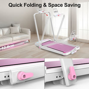 Tapis de marche compact Kreeda 2026 pour sous le bureau avec inclinaison manuelle, idéal pour l'entraînement HIIT, <span class=keywords><strong>prix</strong></span> de gros, couleur personnalisable - Product Image 6