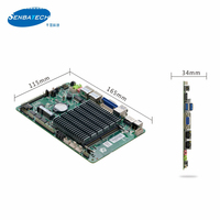 J4125 Çift Lan DDR4 SIM WIFI Bluetooth SSD X86 Minyatür 3.5 İnç Endüstriyel Gömülü Anakart Endüstriyel Kullanım İçin