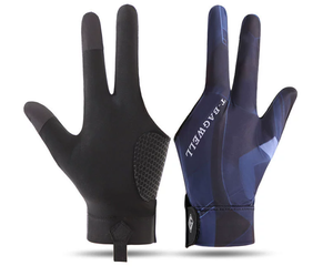 Chuyên Nghiệp Một Tay Đầy Đủ Ngón Tay Snooker Billiards Găng Tay Nhà Máy Cung Cấp Trực Tiếp Thoáng Khí Băng Lụa Không Trượt - Product Image 2