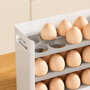 Egg Rack Food Grade Multi Layer Refrigerator Storage Organizer For Kitchen Egg Carton Holder - Product Image 3