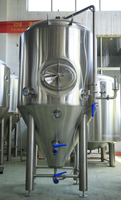 Unitank de bière professionnel en acier inoxydable 1500L personnalisé avec moteur de pompe et récipient à pression