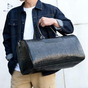 Bolsa de Viaje Impermeable con Logotipo Personalizado al por Mayor, Bolsa de Lona Grande de Cuero para Hombre y Mujer, Bolsas de Viaje Personalizadas para Fin de Semana - Product Image 1