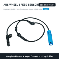 Nouveau capteur de vitesse de roue ABS de marque neutre pour Mini (R50/R52) OE 34526756384 avec garantie d'un an, testé à 100 %
