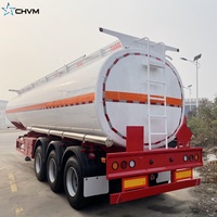 Chine 40cbm remorque-citerne de carburant usagé robuste 3 essieux avec remorque de camion Diesel de réservoir d'huile de 35000 litres