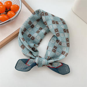 Estate nuove sciarpe quadrate con fiori floreali 58*58cm - Product Image 3