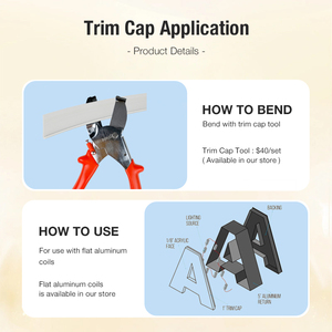 Thấp moq 1inch loại mũi tên màu xanh lá cây màu TRIM cap WhatsApp số quảng cáo Thiết kế LED kênh thư TRIM cap - Product Image 6