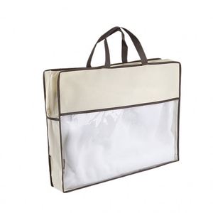 Bolsa de Compras Plegable con Cierre, Laminada, de Polipropileno No Tejido, Reutilizable y Ecológica, con Impresión de Logotipo Personalizado - Product Image 1