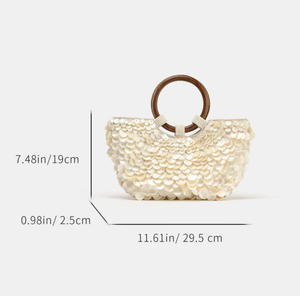 <strong>QuiteS</strong> 2027 New Shell Forest-Style Sweet Girl Handbag Large-Capacity Chain Party Sexy Evening Bucket Bag for <strong>Women</strong> - Product Image 6