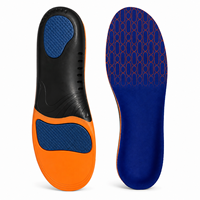 Semelles orthopédiques de soutien de la voûte plantaire, inserts sportifs souples en gel PU TPU pour hommes et femmes, soutien des pieds plats, absorption des chocs pour la course à pied