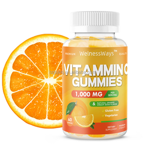 Vegan Gummis Vitamine C Soft Candy Anti-Oxidant y Anti-Age Vitamin C Gummies para blanquear la piel - Product Image 1