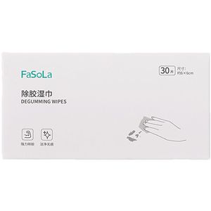 FaSoLa Adhesive Removal Wipes 30 Pieces For Car And Household Use With Citrus Oil Solvent - Product Image 2